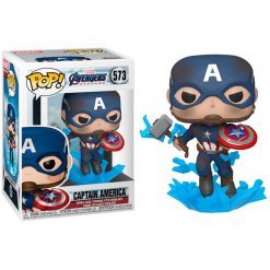 Funko Pop Avengers Endgame - Captain America with Broken Shield and Mjolnir - Capitán América