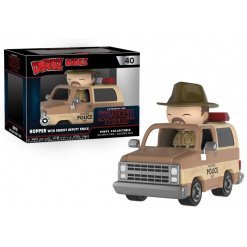 Funko Dorbz Ridez Stranger Things - Hopper with Sheriff Deputy Truck