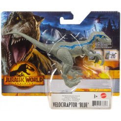 Jurassic Park World Dominion Velociraptor Blue - Mattel (18cm)