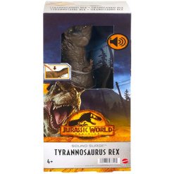 Jurassic Park World Dominion Tyrannosaurus Rex con Sonido - Mattel (30cm)