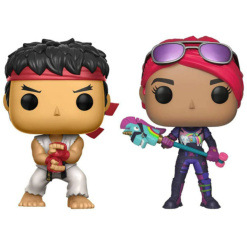 Alternative view of Funko Fortnite Street Fighter - Ryu and Brite Bomber
