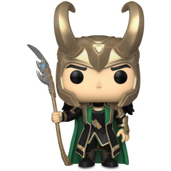 Alternative view of Funko Pop Loki - Loki with Scepter (Glow)