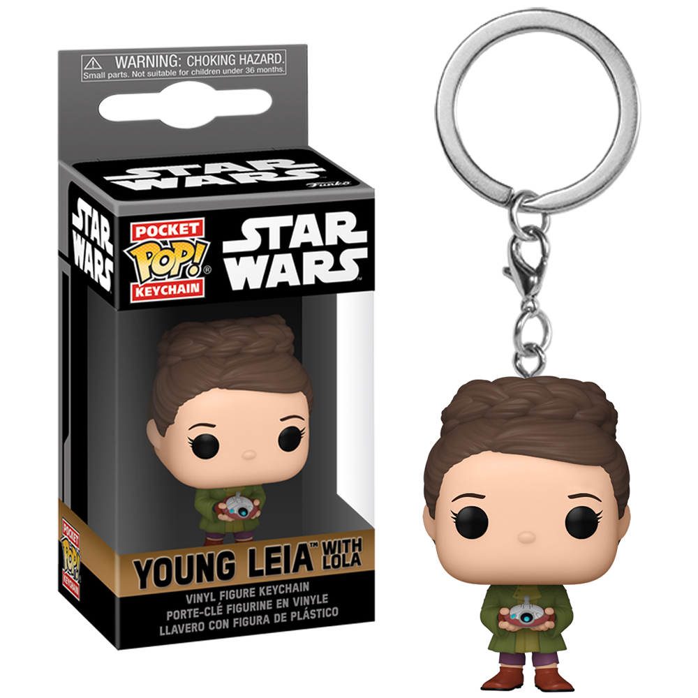 Funko Pop! Keychain Star Wars – Princesse Leia – Porte-clés Vinyle 5 Cm – Collection Officielle – Cadeau Fan
