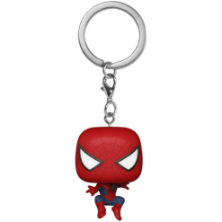 Alternative view of Funko Pop Keychain SpiderMan - Hombre Araña (Friendly Neighborhood) - Llavero