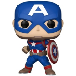 Alternative view of Funko Pop Marvel - Captain America - Capitán América