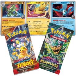 Alternative view of Cartas Pokemon TCG - Zapdos Articuno Tyranitar Cards Set (Inglés)