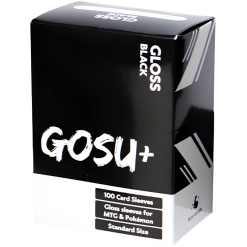 Alternative view of Fundas Micas Sleeves para Cartas Pokemon TCG y Magic para 100 cards - Negro - Gosu Premium