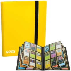 Album para Cartas Pokemon TCG y Magic para 360 cards - Amarillo - Binder Gosu