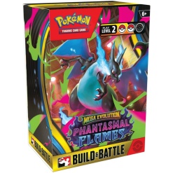 Cartas Pokemon TCG - Paquetón Mega Evolution Phantasmal Flames Build Battle 80 Cards (Inglés)