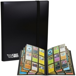 Album para Cartas Pokemon TCG y Magic para 360 cards - Negro - Binder Ultimate
