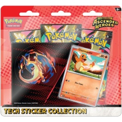 Cartas Pokemon TCG Mega Evolution Ascended Heroes - Tech Sticker y Charmander 30 Cards Set (Español)