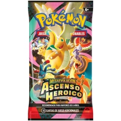 Cartas Pokemon TCG - Sobre Ascended Heroes Booster 10 Cards (Español)