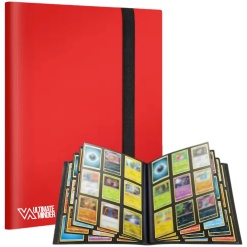 Album para Cartas Pokemon TCG y Magic para 360 cards - Rojo - Binder Ultimate