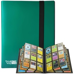 Album para Cartas Pokemon TCG y Magic para 360 cards - Verde - Binder Ultimate