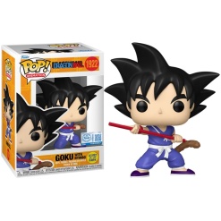 Funko Pop Dragon Ball - Goku with Nyoibo (Brilla en Oscuridad)