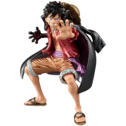 Alternative view of Figura Banpresto King of Artist One Piece - Luffy (Metallic - 19cm)