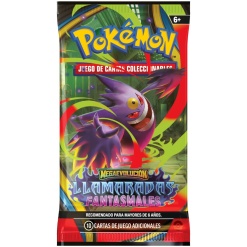 Alternative view of Cartas Pokemon TCG - Sobre Phantasmal Flames Booster 10 Cards (Español)