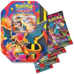 Cartas Pokemon TCG - Mega Charizard Y 40 Cards y Lata Coleccionable (Español)