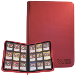 Album con cierre para Cartas Pokemon TCG y Magic para 360 cards - Rojo - Folder Binder Ultimate