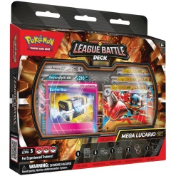Cartas Pokemon TCG Battle Deck - Mega Lucario Cards Set (Inglés)