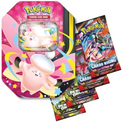Cartas Pokemon TCG Mega Clefable - 40 Cards y Lata Coleccionable (Español)