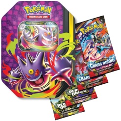 Cartas Pokemon TCG Mega Gengar - 40 Cards y Lata Coleccionable (Inglés)