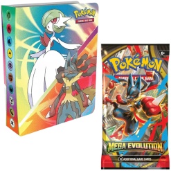 Cartas Pokemon TCG - Mega Evolution 10 Cards y Mini Album (Español)