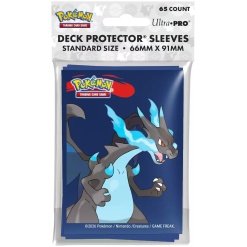 Fundas Micas Sleeves para Cartas Pokemon TCG para 65 cards - Mega Charizard X - Ultra Pro