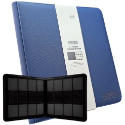 Album con cierre para Cartas Pokemon TCG y Magic para 480 cards - Azul - Folder Binder Ultimate Protector