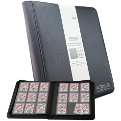 Album para Toploader de Cartas Pokemon TCG y Magic para 360 cards - Negro - Folder Binder Ultimate Protector