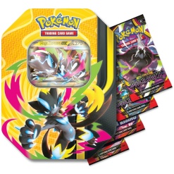 Cartas Pokemon TCG Mega Zeraora - 40 Cards y Lata Coleccionable (Inglés)