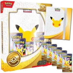 Cartas Pokemon TCG 30 Aniversario Inglés - Binder Collection - 5 Sobres y Album Celebration