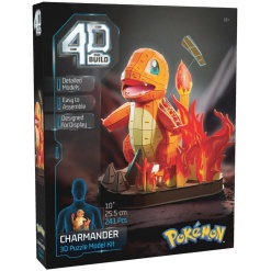Alternative view of Rompecabezas 4D Pokemon Charmander - Armable Model Kit