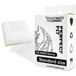 Fundas Micas Sleeves para Cartas Pokemon TCG y Magic para 100 cards - Transparente - Perfect Fit Ultimate