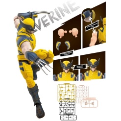 Alternative view of Blokees Marvel Deadpool Wolverine - Wolverine - Armable Model Kit
